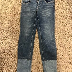 Pilcro and the Letterpress Blue Ankle Jeans